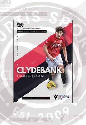 Gala Fairydean Rovers v Clydebank - 11/10/25
