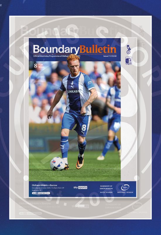 Oldham Athletic v Barrow - 11/10/25