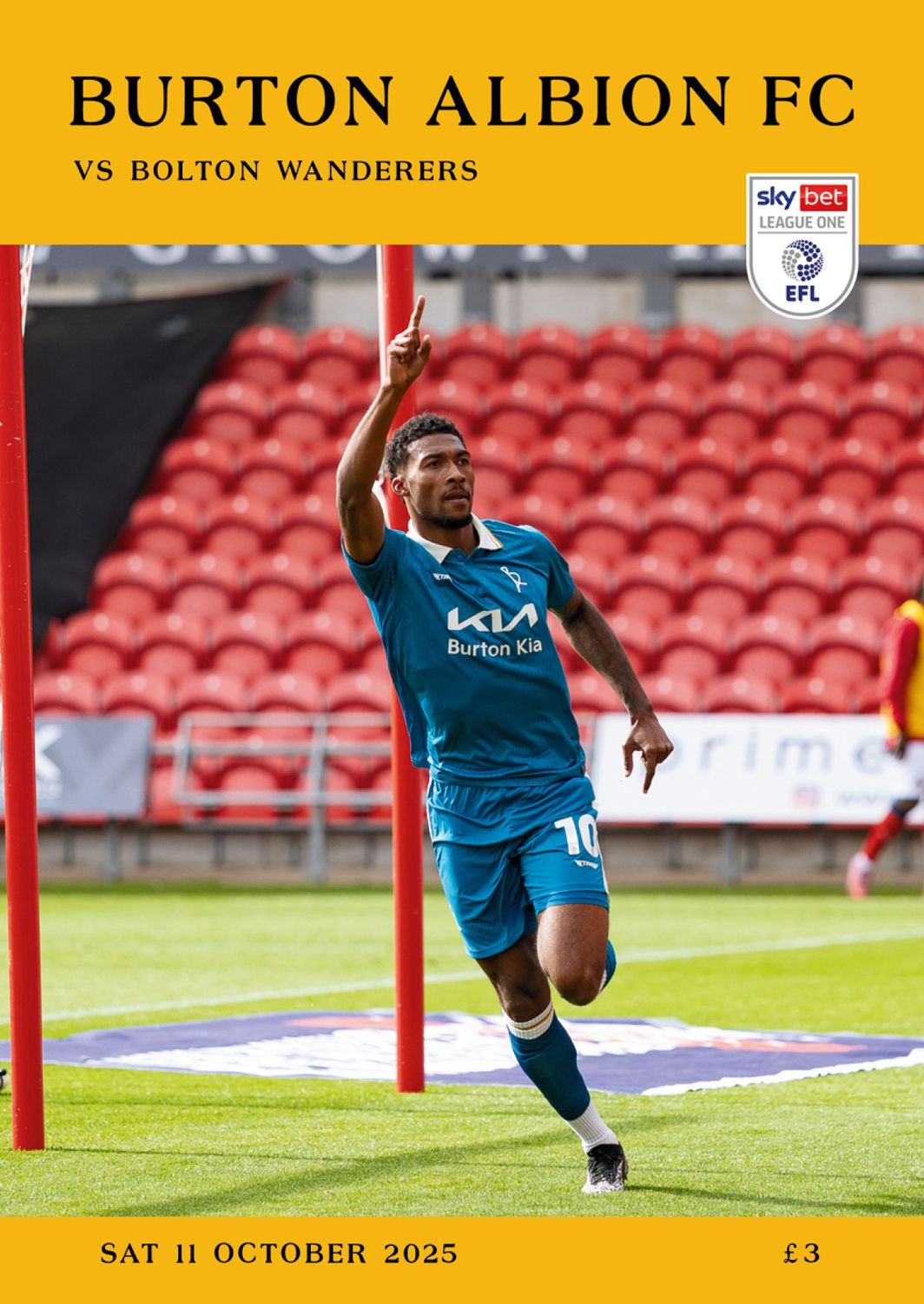 Burton Albion v Bolton Wanderers - 11/10/25