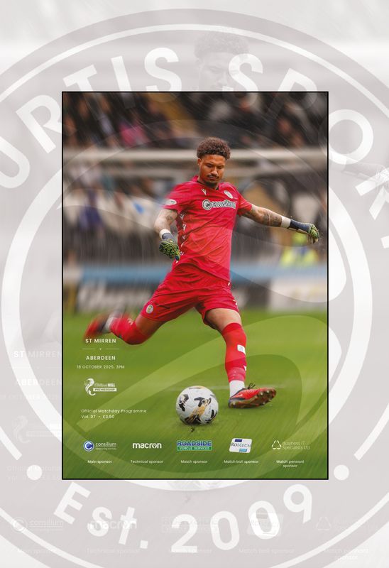 St Mirren v Aberdeen - 18/10/25