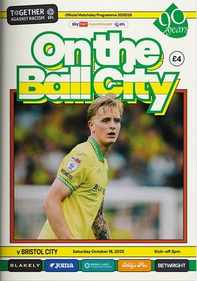 Norwich City v Bristol City - 18/10/25 Norwich City v Bristol City - 18/10/25