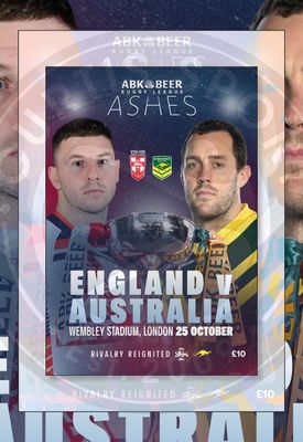 Rugby League Ashes - England v Australia (Wembley - The First Test) - 25/10/25 Rugby League Ashes - England v Australia (Wembley - The First Test) - 25/10/25