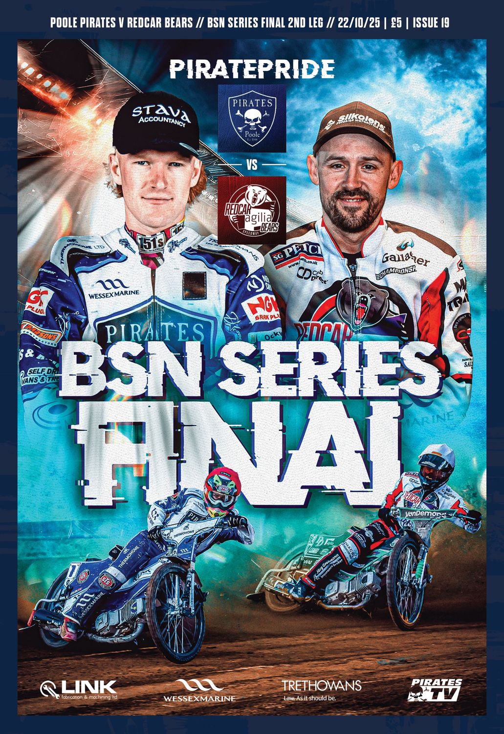 Poole Pirates v Redcar Bears (BSN Series Final) - 22/10/25