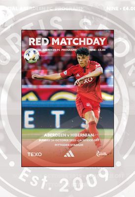Aberdeen v Hibernian - 26/10/25 Aberdeen v Hibernian - 26/10/25