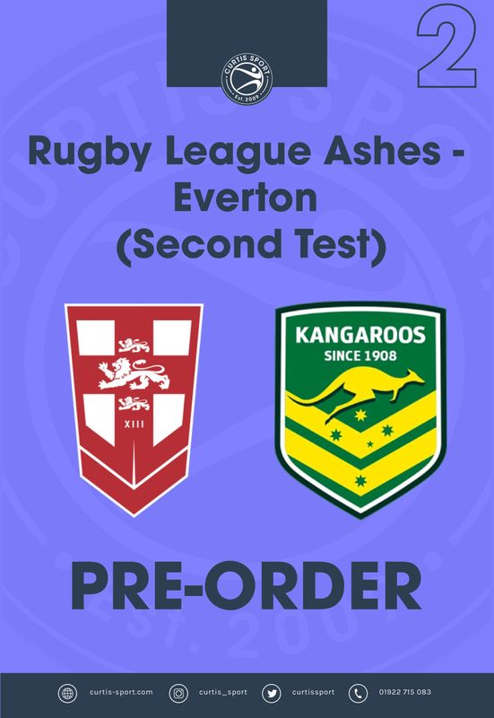 Rugby League Ashes - England v Australia (Everton - The Second Test) - 01/11/25