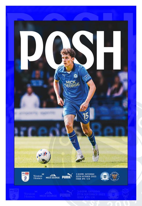 Peterborough United v Blackpool - 25/10/25