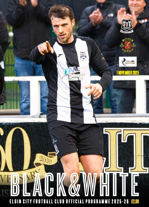 Elgin City v Annan Athletic - 01/11/25