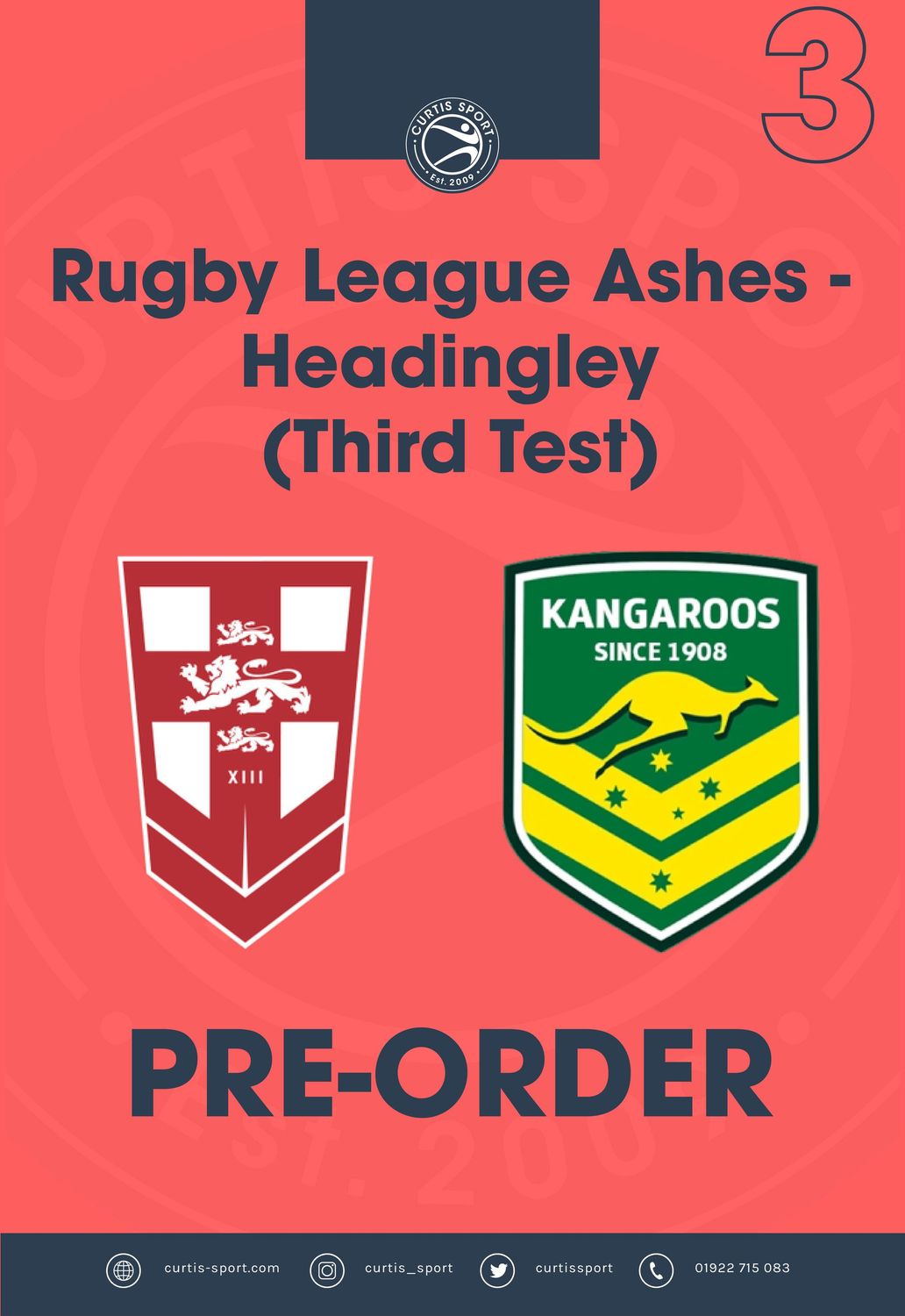 Rugby League Ashes - England v Australia (Headingley - The Third Test) - 08/11/25 Rugby League Ashes - England v Australia (Headingley - The Third Test) - 08/11/25