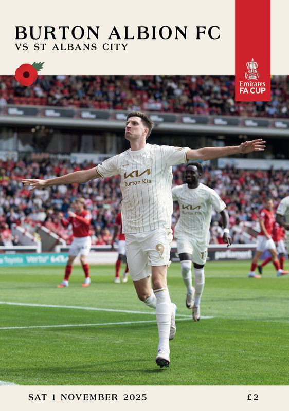 Burton Albion v St Albans City - 01/11/25