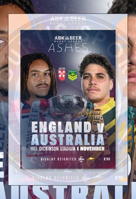 Rugby League Ashes - England v Australia (Everton - The Second Test) - 01/11/25 Rugby League Ashes - England v Australia (Everton - The Second Test) - 01/11/25
