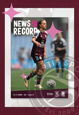 Aston Villa Women v Birmingham City Women - 21/11/25