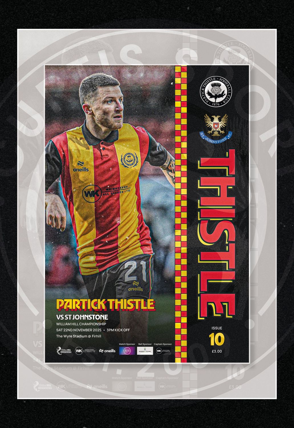 Partick Thistle v St Johnstone - 22/11/25