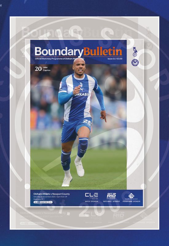 Oldham Athletic v Newport County - 22/11/25