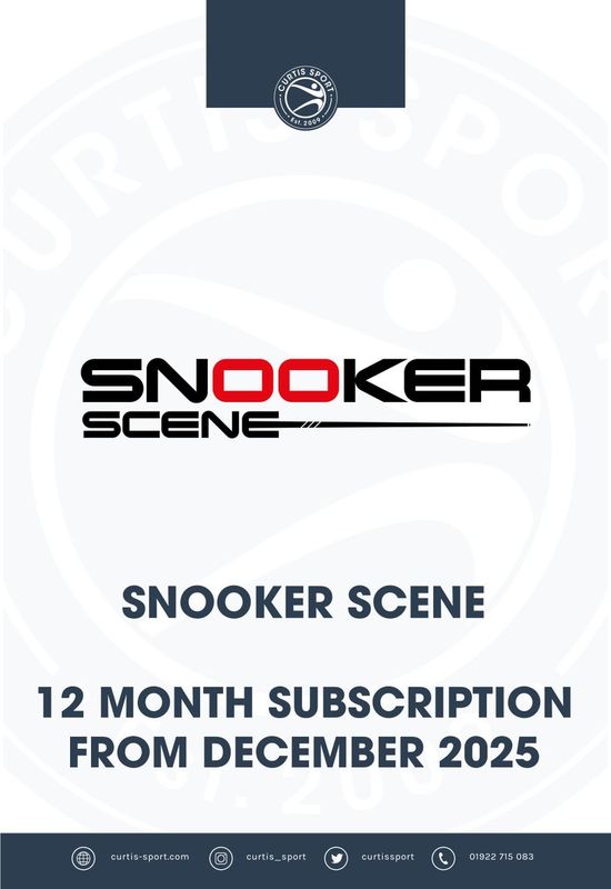 Snooker Scene - 12 Month Subscription (December 25)