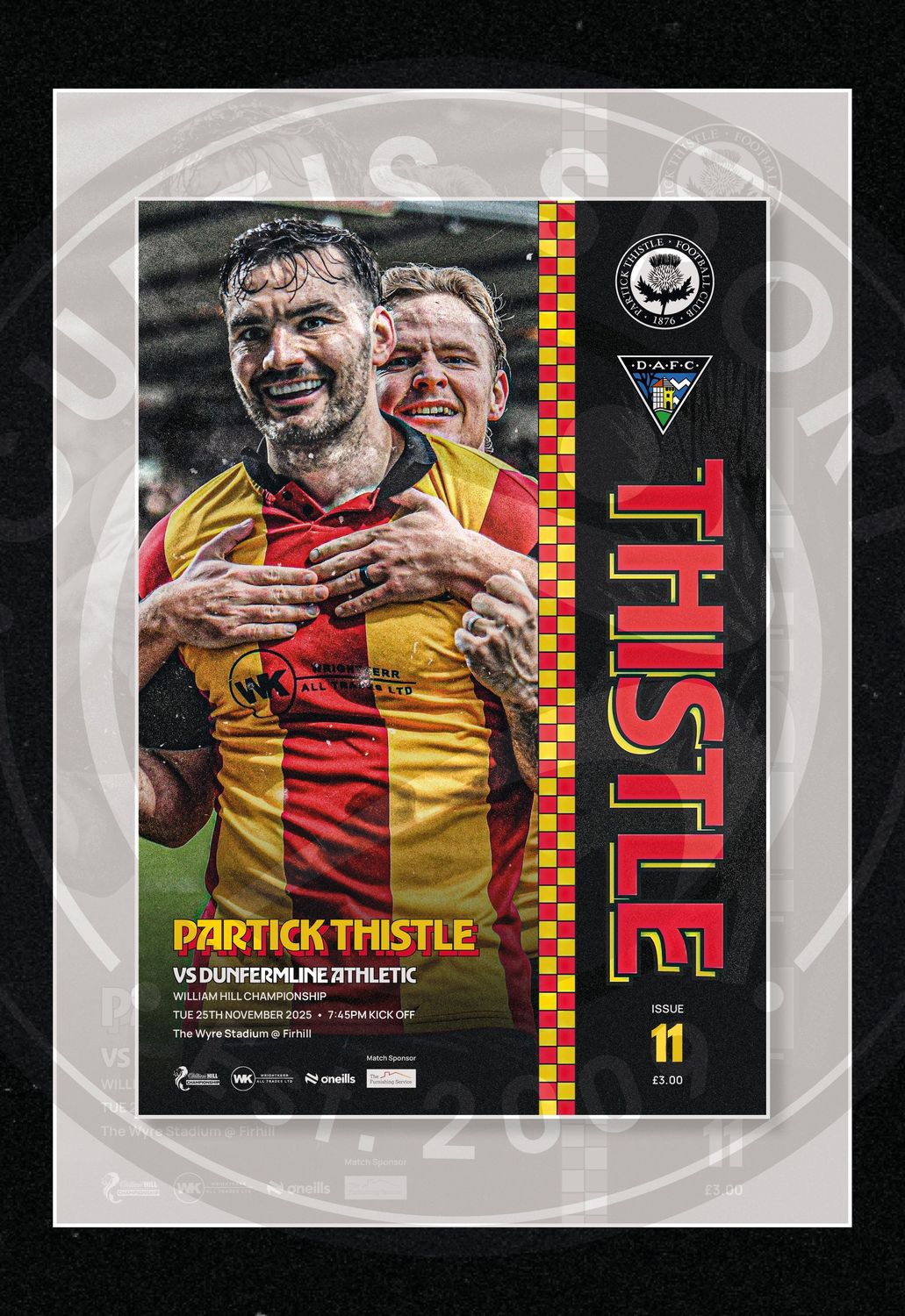 Partick Thistle v Dunfermline Athletic - 25/11/25