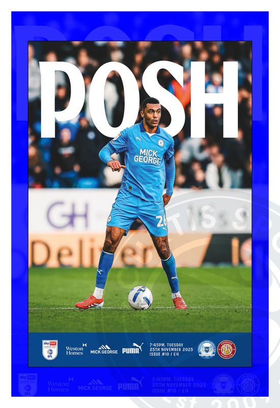 Peterborough United v Stevenage - 25/11/25
