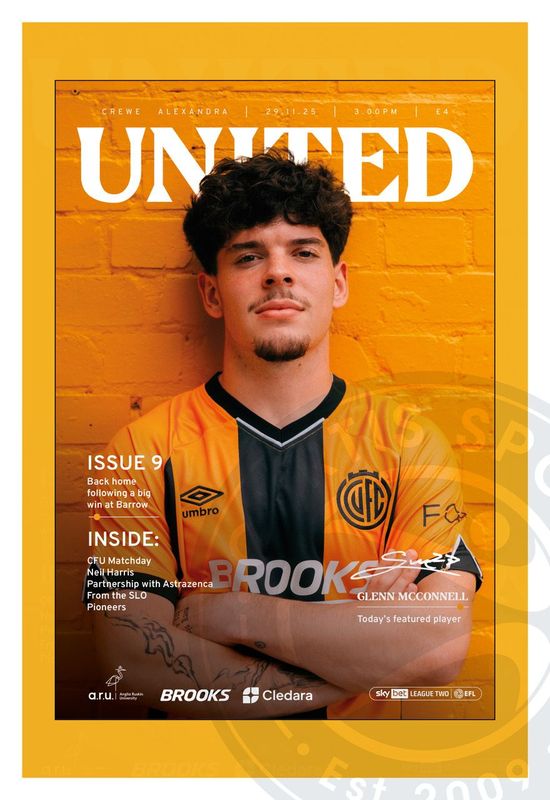 Cambridge United v Crewe Alexandra - 29/11/25