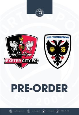 Exeter City v AFC Wimbledon - 09/12/25 Exeter City v AFC Wimbledon - 09/12/25