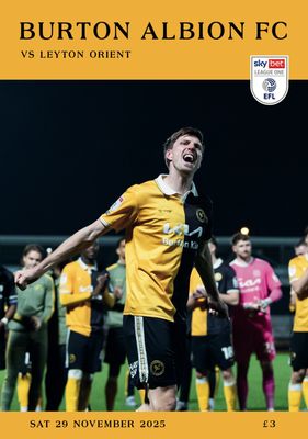 Burton Albion v Leyton Orient - 29/11/25
