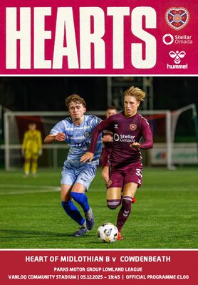 Hearts B v Cowdenbeath - 05/12/25