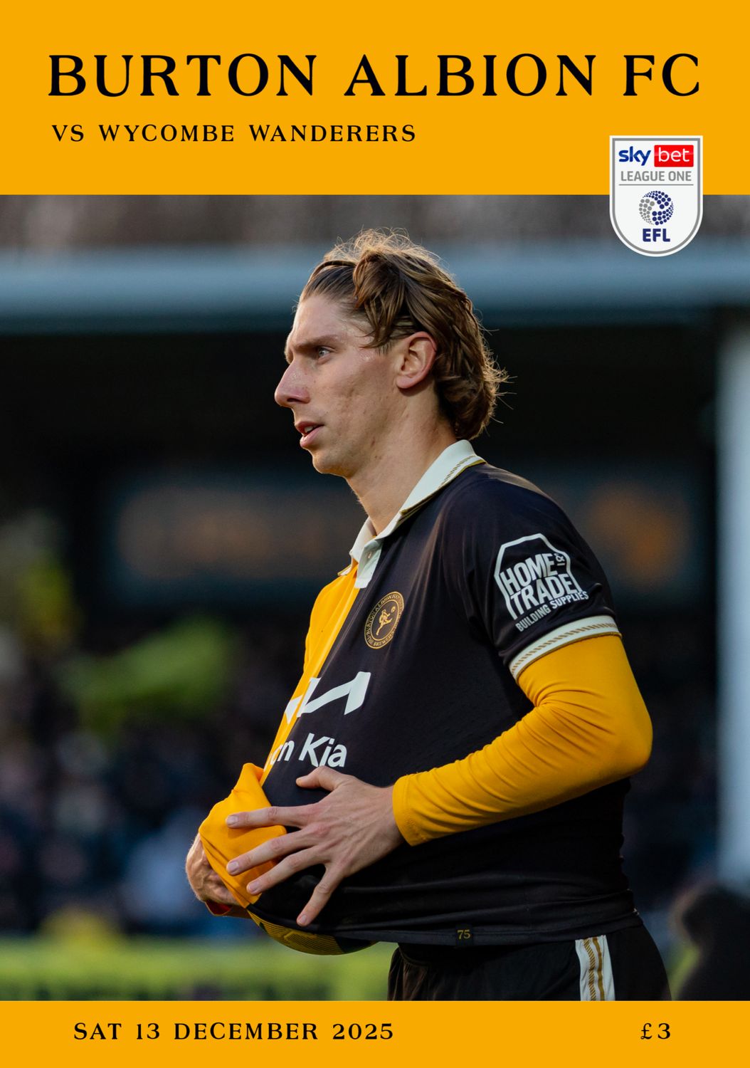 Burton Albion v Wycombe Wanderers - 13/12/25