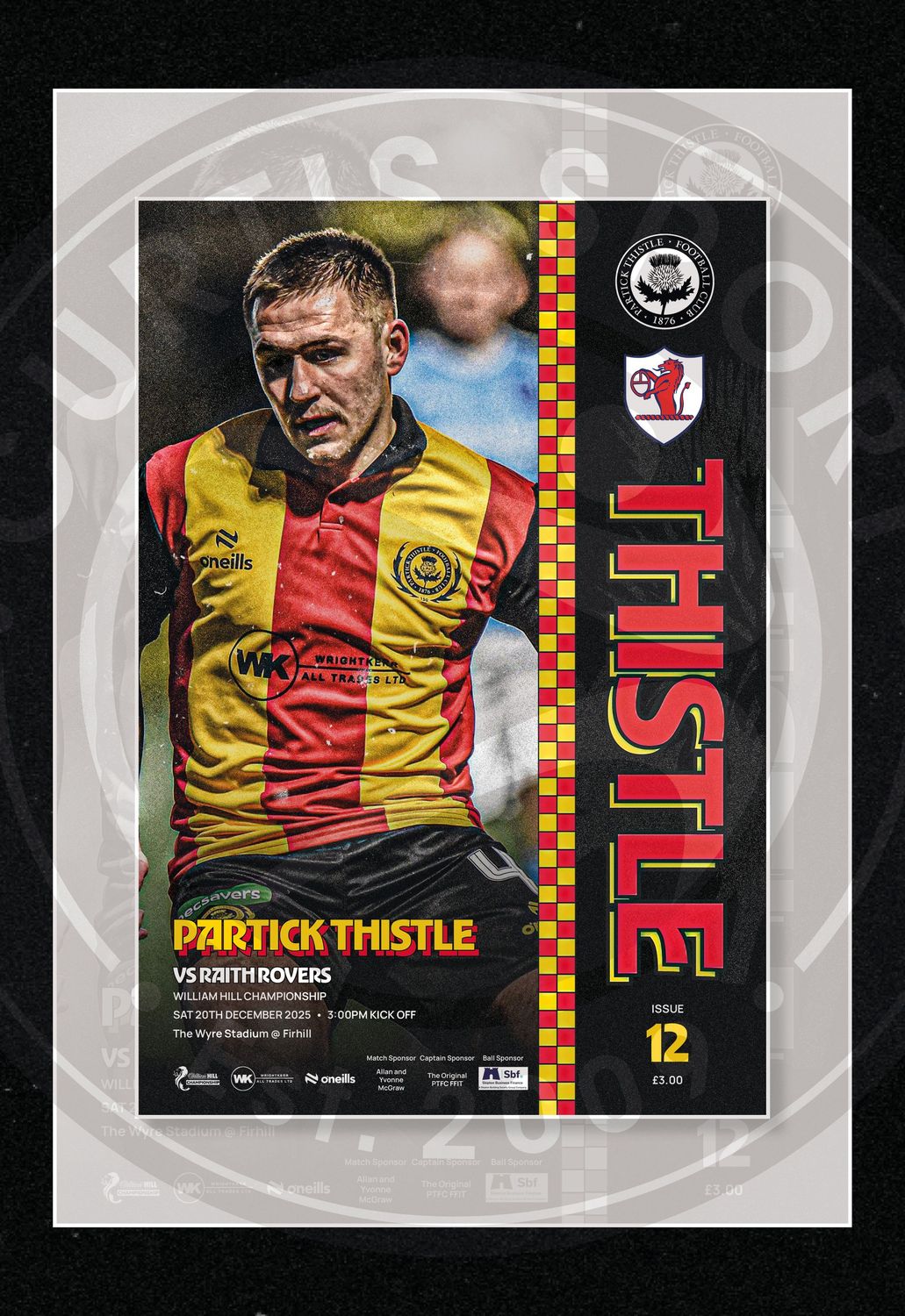 Partick Thistle v Raith Rovers - 20/12/25 Partick Thistle v Raith Rovers - 20/12/25