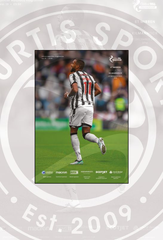 St Mirren v Kilmarnock - 27/12/25