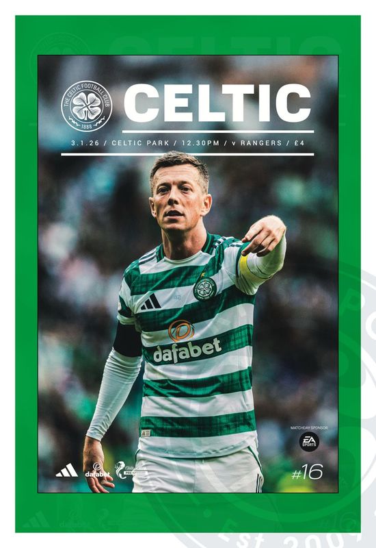 Celtic v Rangers - 03/01/26