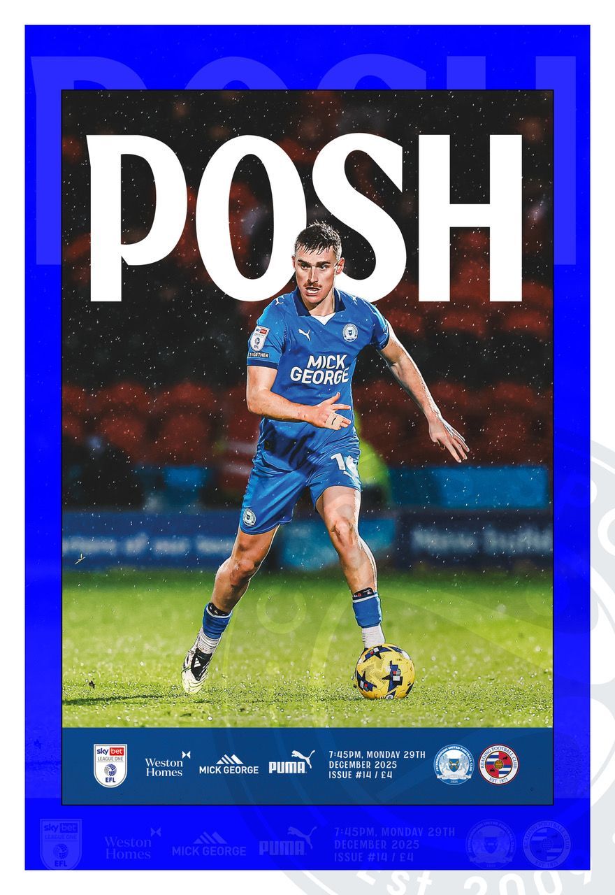 Peterborough United v Reading - 29/12/25 Peterborough United v Reading - 29/12/25