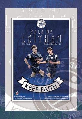 Vale of Leithen v Hawick Royal Albert - 27/12/25