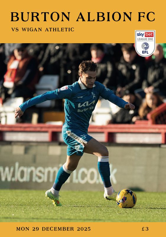 Burton Albion v Wigan Athletic - 29/12/25