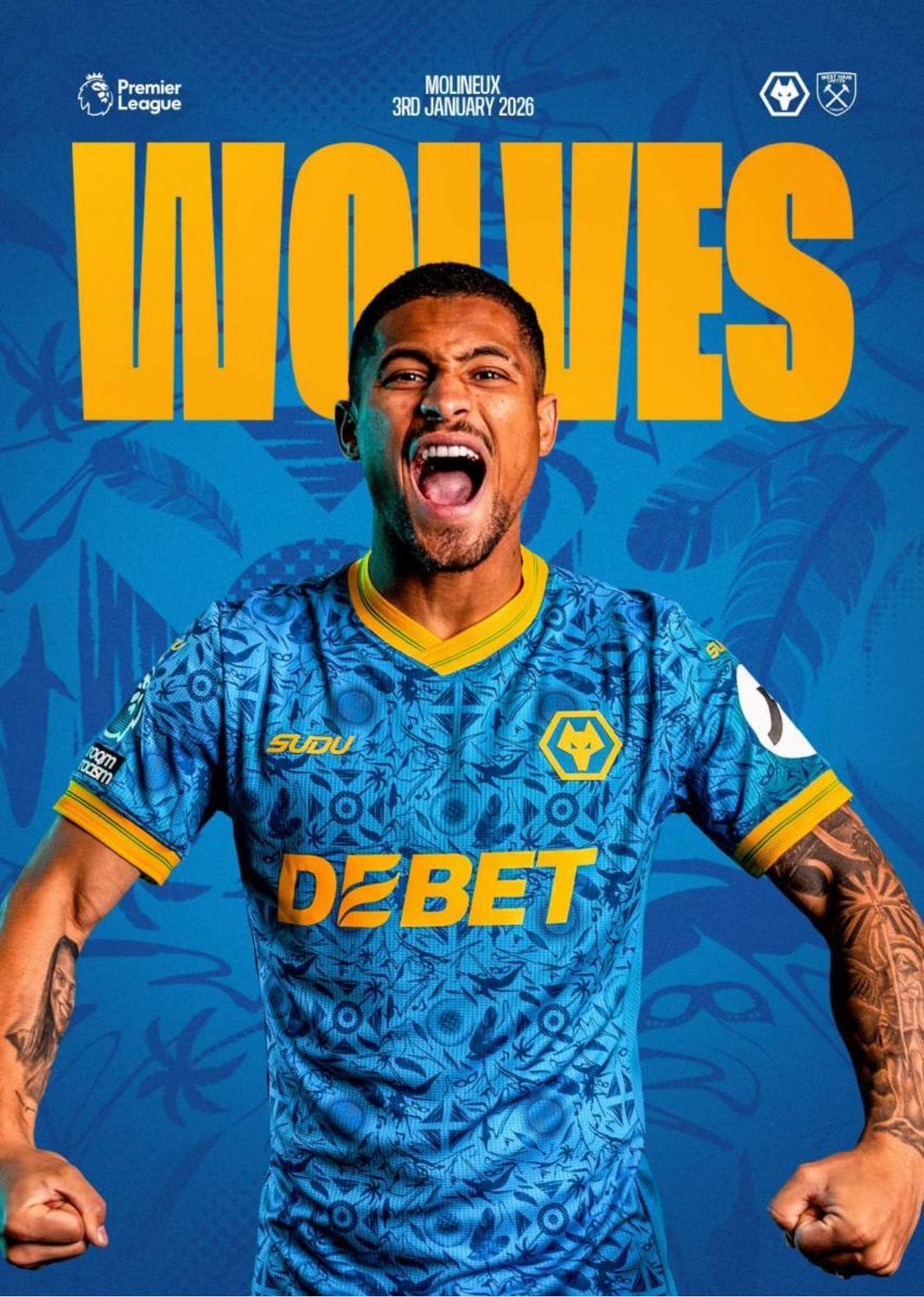 Wolverhampton Wanderers v West Ham United - 03/01/26