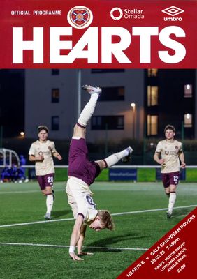 Hearts B v Gala Fairydean Rovers - 28/02/25