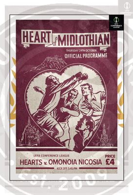 Heart of Midlothian v Omonoia - 24/10/24