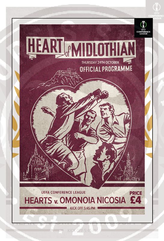 Heart of Midlothian v Omonoia - 24/10/24