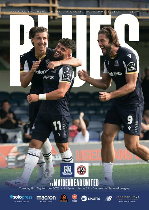 Southend United v Maidenhead United - 19/09/23