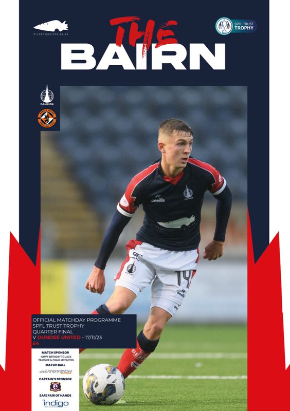 Falkirk v Dundee United - 17/11/23