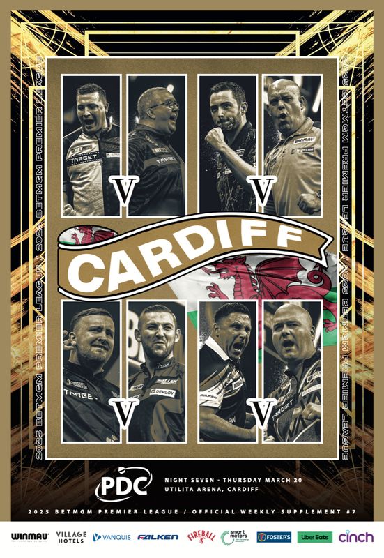 2025 PDC BetMGM Premier League Darts - Week 7 Supplement (Cardiff)