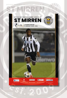 St Mirren v Dundee United - 11/01/25