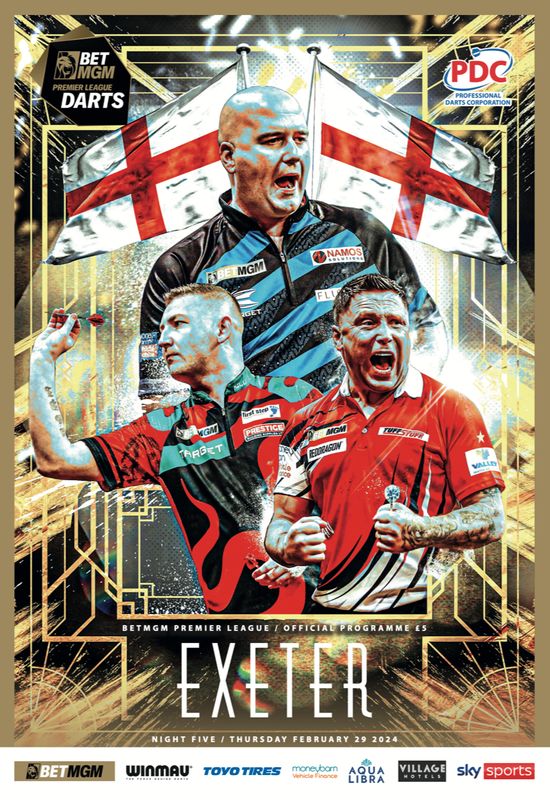 2024 PDC BetMGM Premier League Darts - Night 5 - EXETER