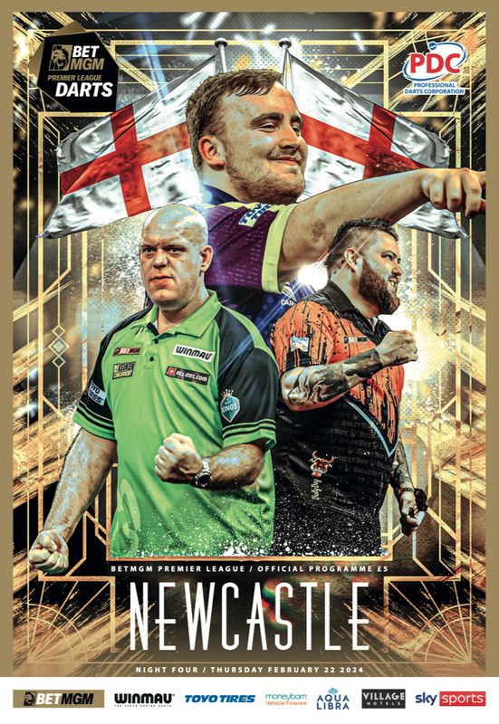 2024 PDC BetMGM Premier League Darts - Night 4 - NEWCASTLE