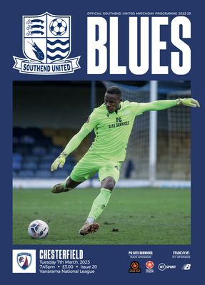 Southend United v Chesterfield - 07/03/23