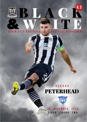 Elgin City v Peterhead - 30/12/23 Elgin City v Peterhead - 30/12/23