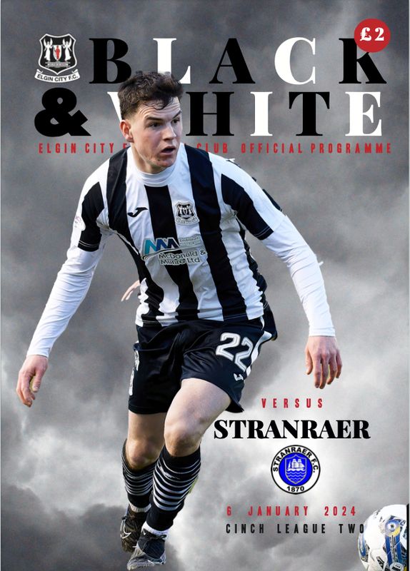 Elgin City v Stranraer - 06/01/24