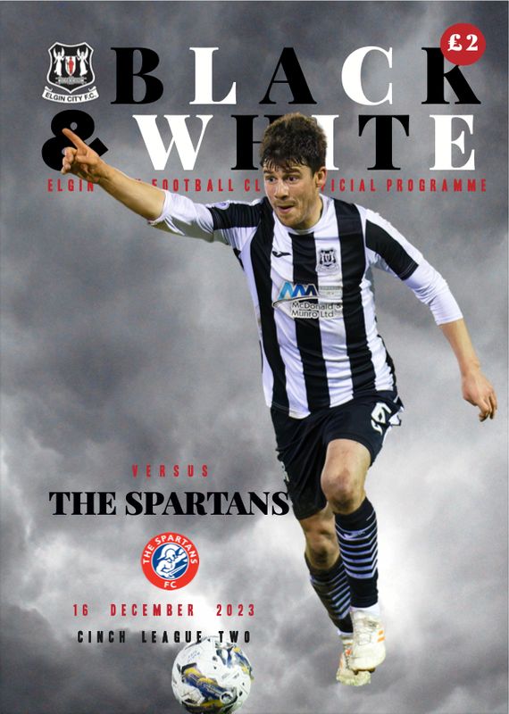 Elgin City v The Spartans - 16/12/23