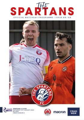 The Spartans v Clyde FC - 05/08/23