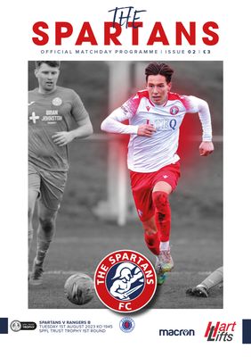 The Spartans v Rangers B - 01/08/23