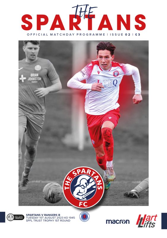 The Spartans v Rangers B - 01/08/23