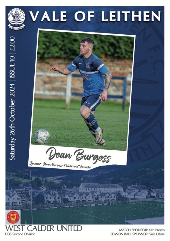 Vale of Leithen v West Calder United - 26/10/24