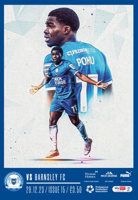 Peterborough United v Barnsley - 29/12/23 Peterborough United v Barnsley - 29/12/23